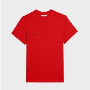 [FREE SHIPPING] Pangaia T-Shirt in Apple Red